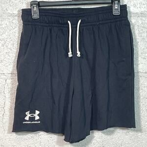 Under Armour Men's 6" Rival Terry Shorts Black Small